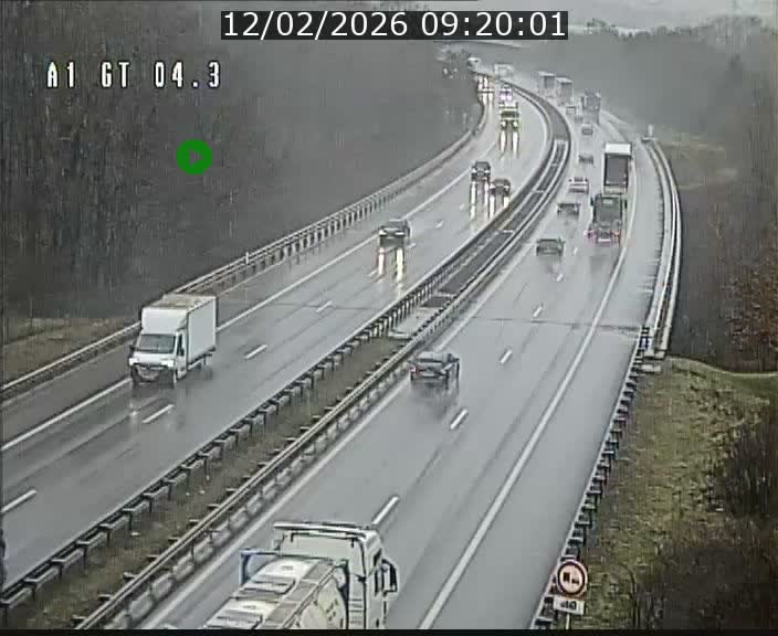 Traffic live webcam Luxembourg Itzig - A1 direction Sandweiler - BK 4.3