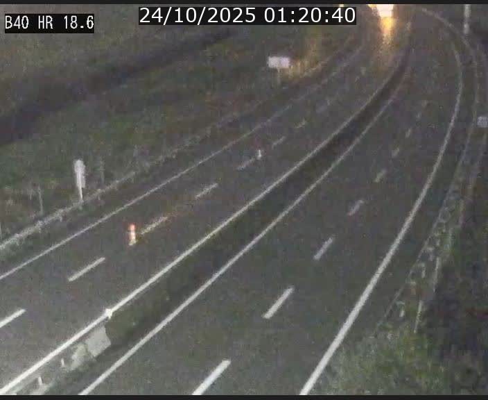 Webcam sur la route de liaison entre Micheville et Esch-Belval à la frontière entre le Luxembourg et la France. Vue orientée vers la Lorraine.