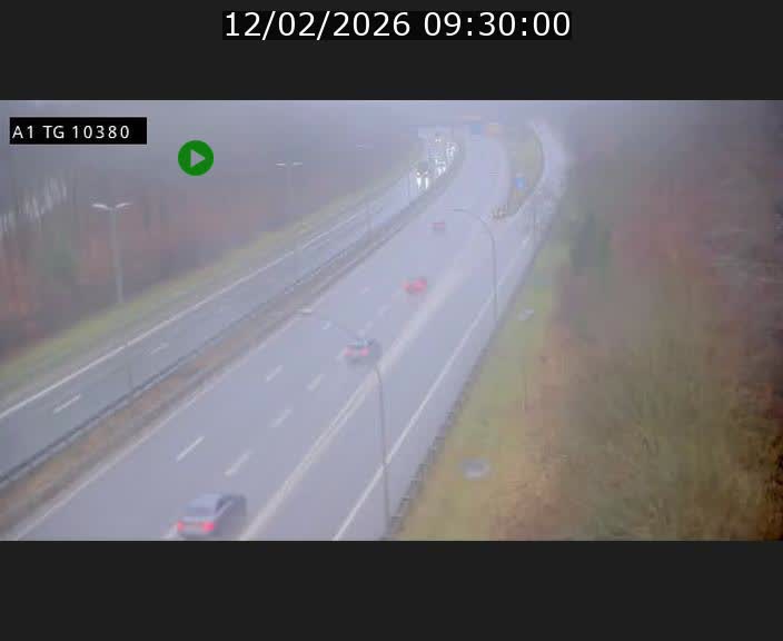 Traffic live webcam Luxembourg Senningerberg - A1 direction Luxembourg Kirchberg - BK 10.3