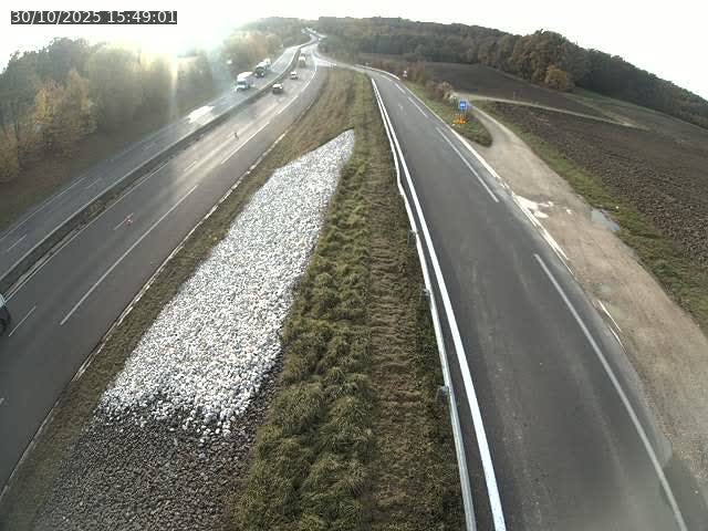 Webcam trafic à la Houpette, sur la Nationale 4 (N4) dans la commune de Rupt-aux-Nonains
