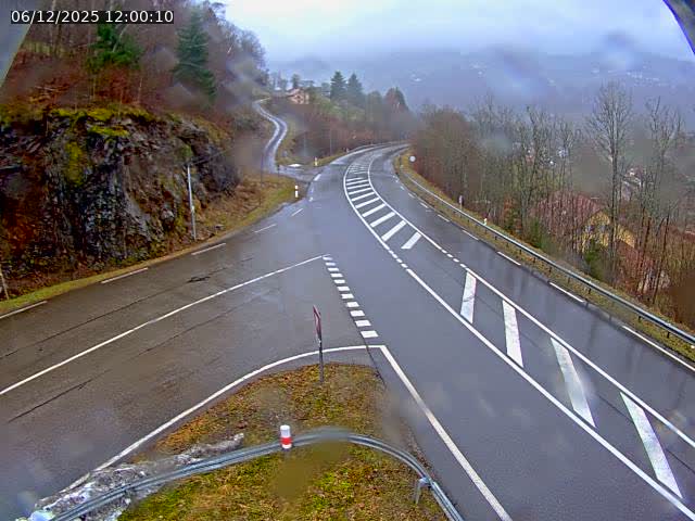 Caméra autoroute France - N66, col du Bussang direction Remiremont