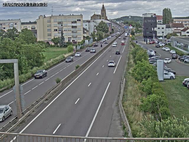 Caméra autoroute France - A31, Thionville direction Metz