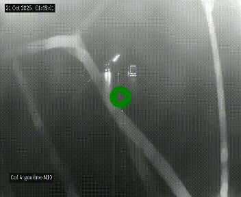 Webcam routière à la fin de la N10, en périphérique ouest d'Angouleme, proche de la jonction avec l'A10