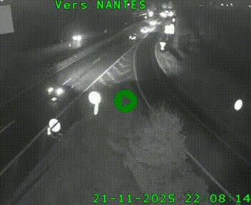 Webcam N147 au nord de Poitiers et à la jonction avec la A10