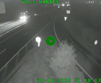 Webcam N147 au nord de Poitiers et à la jonction avec la A10