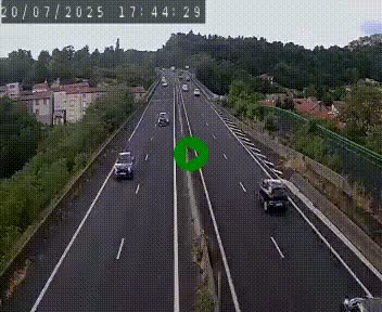 Caméra autoroute A75 à hauteur de Coudes, en direction de Clermont-Ferrand