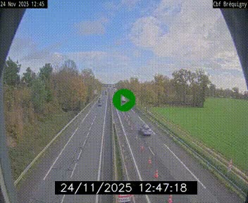 Webcam sur le périphérique de Rennes (N136) à hauteur du quartier Bréquigny, au sud de la ville