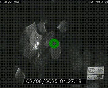 Webcam sur la N165 après le Pont de l'Iroise, à l'entrée de Brest
