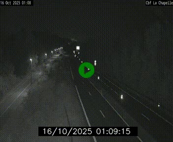Webcam sur le périphérique de Nantes (N844) à hauteur de Porte de la Chapelle, au nord de la ville