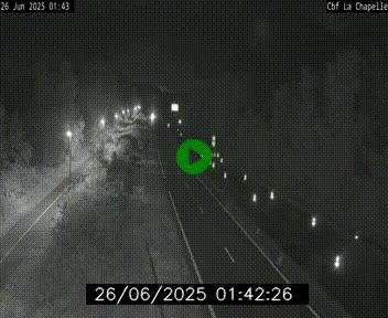 Webcam sur le périphérique de Nantes (N844) à hauteur de Porte de la Chapelle, au nord de la ville
