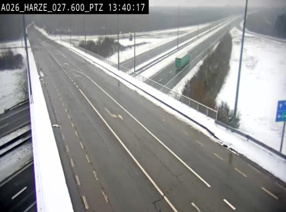 Caméra autoroute Belgique - Sougné-Remouchamps,E25 direction Luxembourg