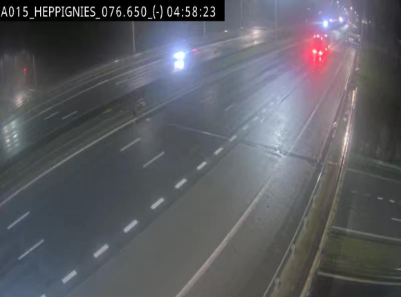 Webcam autoroute Belgique - Heppignies - E42 direction Namur - BK 76.4