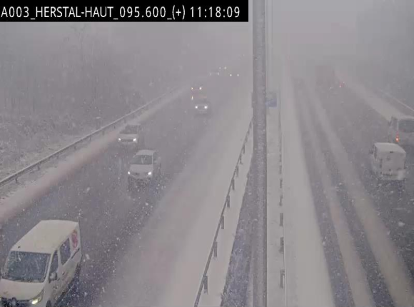 Webcam autoroute Belgique - Herstal - E40 direction Aix-la-Chapelle - BK 97