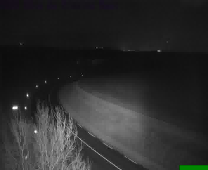 Webcam sur la D603 située en haut de la Côte de Zimming. Vue orientée vers Saint-Avold.