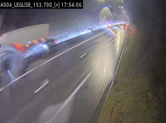 Webcam autoroute E411 à hauteur de Léglise, en direction de Luxembourg