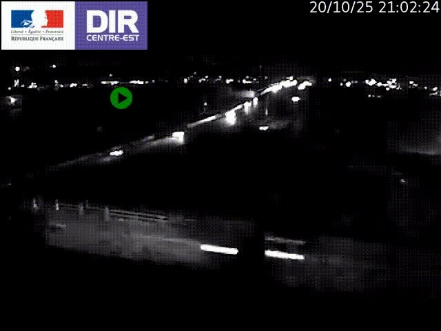 Clone of Caméra de circulation sur A7 à Lyon Perrache vers Marseille, le long du Rhône