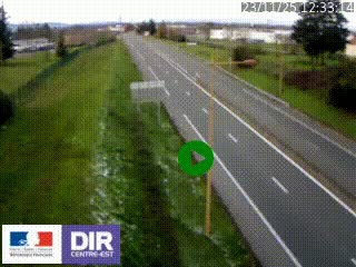 Webcam à Mably, à proximité de Roanne en direction de Moulins sur la N7
