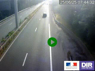 Webcam sur la nationale N90 à Gilly-sur-Isère, en direction et à proximité d'Albertville
