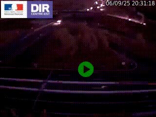 Webcam traffic à Grenoble-sud sur l'autoroute A480. Vue orientée vers l'entrée et la sortie de Grenoble