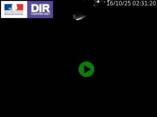 Webcam traffic à Grenoble-sud sur l'autoroute A480. Vue orientée vers l'entrée et la sortie de Grenoble