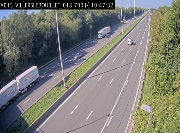 Webcam autoroute Belgique - Villers-le-Bouillet - E42 direction Liège - BK 18.7