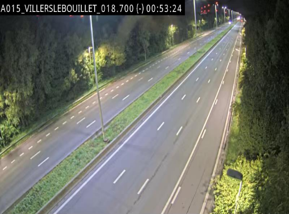 Webcam autoroute Belgique - Villers-le-Bouillet - E42 direction Liège - BK 18.7