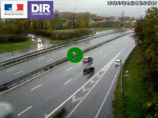 Caméra routière à hauteur de la sortie 15 Chambéry-centre au PK 4,103 en direction d'Albertville