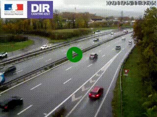 Caméra routière à hauteur de la sortie 15 Chambéry-centre au PK 4,103 en direction d'Albertville