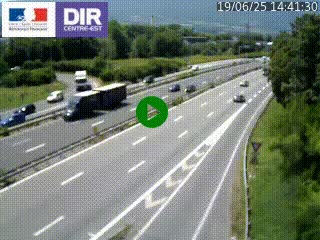 Caméra routière à hauteur de la sortie 15 Chambéry-centre au PK 4,103 en direction d'Albertville