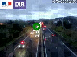 Caméra autoroute à Saint-Etienne (Les Littes) à hauteur du Ikea Saint-Etienne sur l'A72 en direction de Roanne
