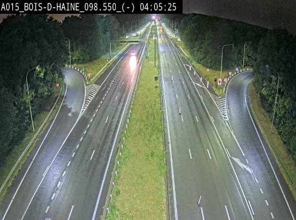 Webcam autoroute Belgique - Bois d'Haine - E42 - BK 98.6