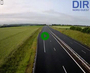 Webcam sur A84 à hauteur de l'échangeur de Poilley avec la N175, au sud d'Avranches