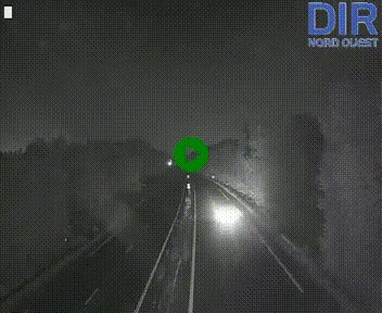 Webcam sur le périphérique de Caen (N814) à l'est de la ville, à Mondeville hauteur de la sortie 2, Presqu'île-Rives de l'Orne, au bout de l'autoroute A13