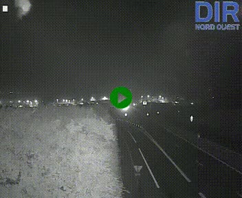 Webcam au début de l'A84 sur le périphérique Ouest de Caen (N814) à hauteur de la sortie 9, Porte de Bretagne