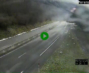 Webcam Ax-les-Thermes sur N20, en direction d'Andorre