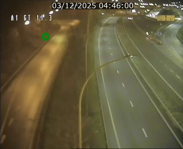 Traffic live webcam Luxembourg Senningerberg - A1 direction Allemagne - BK 11.3