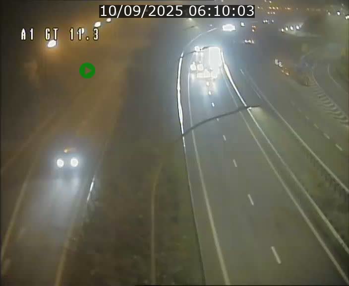 Traffic live webcam Luxembourg Senningerberg - A1 direction Allemagne - BK 11.3