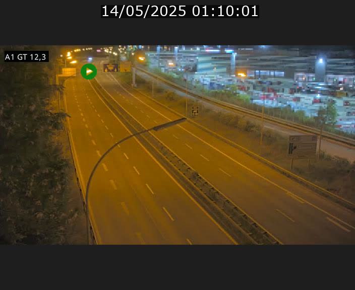 Traffic live webcam Luxembourg Senningerberg - A1 direction Allemagne - BK 12.3