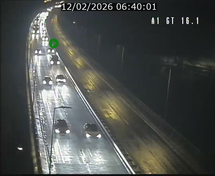 Traffic live webcam Luxembourg Niederanven - A1 direction Allemagne - BK 16.1