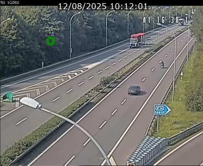 Traffic live webcam Luxembourg Grevenmacher - A1 direction Luxembourg - BK 30.1