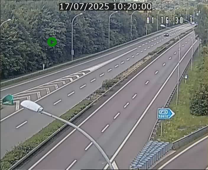 Traffic live webcam Luxembourg Grevenmacher - A1 direction Luxembourg - BK 30.1