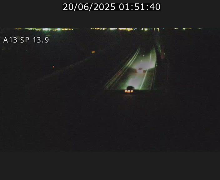 Traffic live webcam Luxembourg Kayl - A13 direction Esch-sur-Alzette/Luxembourg-ville - BK 13.9