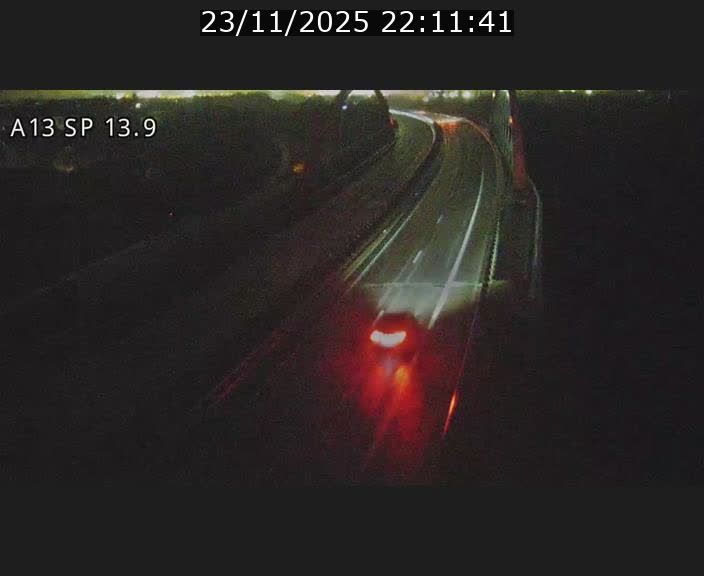 Traffic live webcam Luxembourg Kayl - A13 direction Esch-sur-Alzette/Luxembourg-ville - BK 13.9