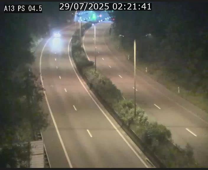 Traffic live webcam Luxembourg Differdange - A13 direction Esch-sur-Alzette - BK 4.5