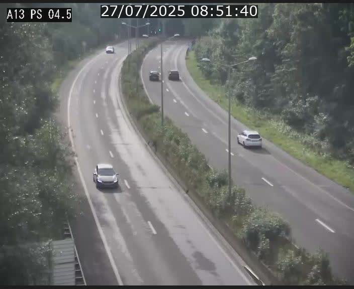 Traffic live webcam Luxembourg Differdange - A13 direction Esch-sur-Alzette - BK 4.5