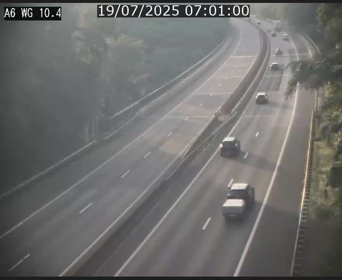 Traffic live webcam Luxembourg Mamer - A6 - BK 10.4 - direction Luxembourg/France/Allemagne
