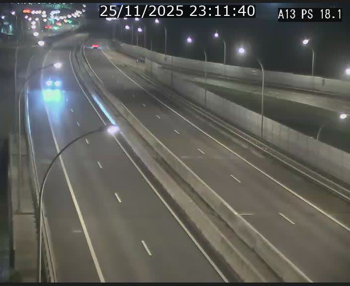 Traffic live webcam Luxembourg Dudelange - A13 direction Croix de Bettembourg - BK 18.1