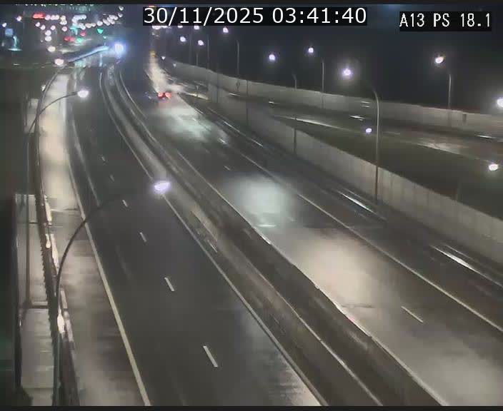 Traffic live webcam Luxembourg Dudelange - A13 direction Croix de Bettembourg - BK 18.1