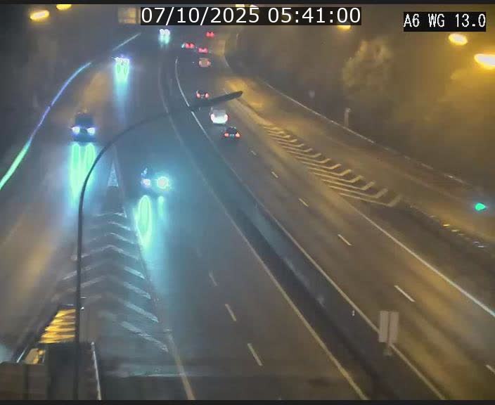 Traffic live webcam Luxembourg Mamer - A6 - BK 13 - direction Luxembourg/France/Allemagne