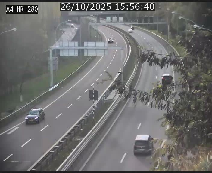 Webcam traffic A4 Luxembourg - BK 0.2 - P+R Bouillon (direction Luxembourg)